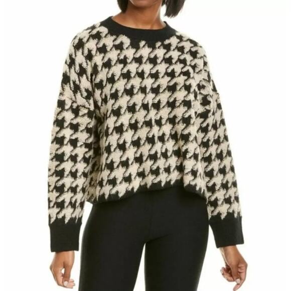 Max Edition Houndstooth Sweater $108 Size Large - Picture 1 of 12